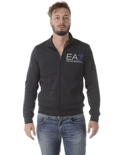 EA7 Emporio Armani Ea7 Sweatshirt Hoodie - Black