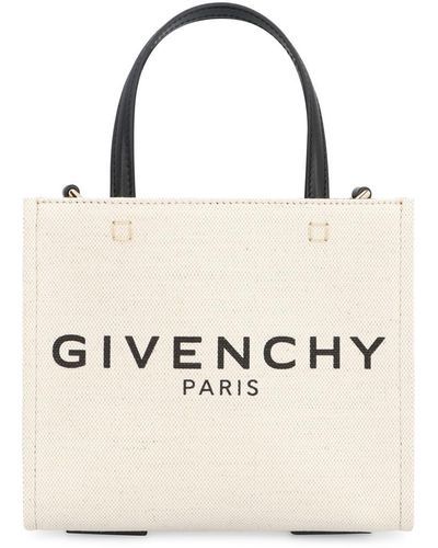 Givenchy G Canvas Tote Bag - Natural