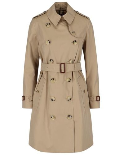 Burberry Chelsea Heritage Trench Coat - Natural