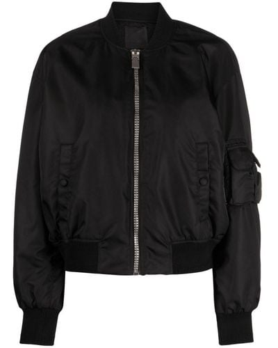Givenchy Nylon Bomber Jacket - Black