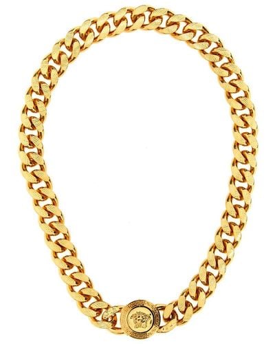 Versace 'Medusa' Necklace - Metallic