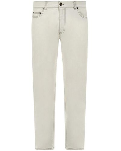 Saint Laurent Jeans Grey - Natural