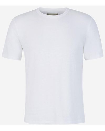 Officine Generale Classic Linen T-Shirt - White