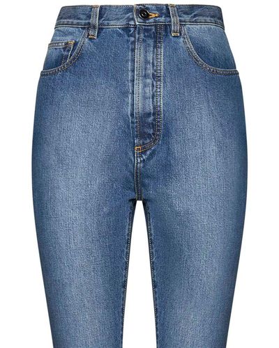 Alaïa Flared Denim Jeans - Blue