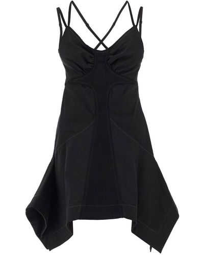 Dion Lee 'butterfly' Mini Dress - Black