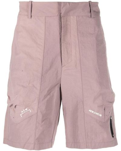A_COLD_WALL* * Irregular Dye Shorts - Pink