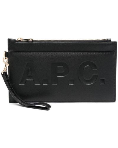 A.P.C. Pochette Market Accessories - Black