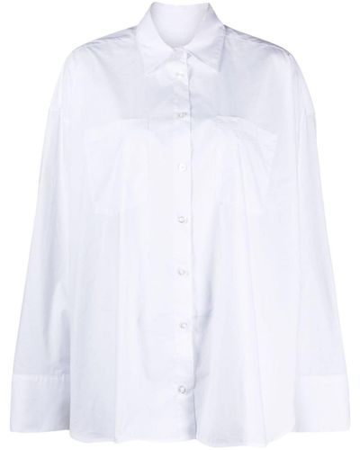 REMAIN Birger Christensen Poplin Classic Shirt - White