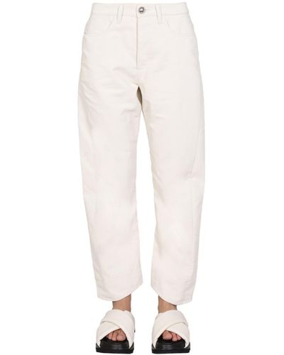 Jil Sander Workwear Trousers - White