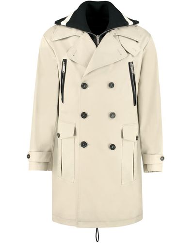 DSquared² Double-breasted Trench Coat - Natural
