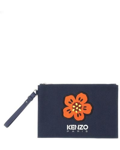 KENZO Pochette Large Boke Flower - Blue