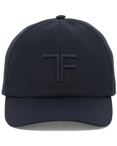 Tom Ford Baseball Cap With Logo - Blue