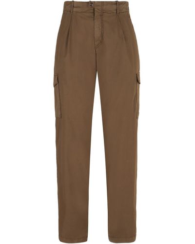 Herno Cotton Cargo-Trousers - Brown