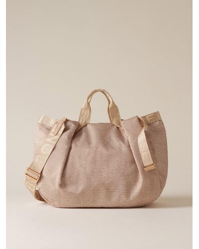 Borbonese Borsa Shopping M. C/T Bags - Natural