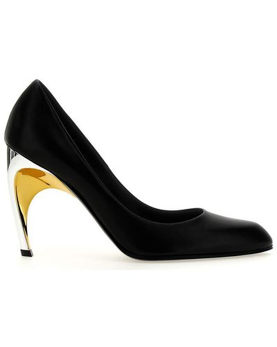 Alexander McQueen Armadillo Court Shoes - Black