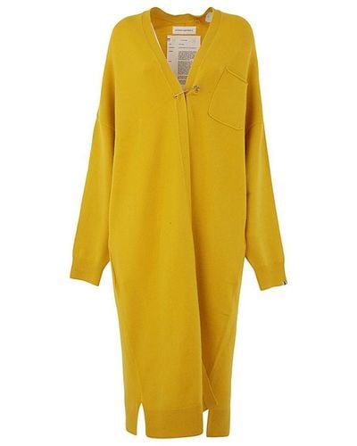Extreme Cashmere N61 Koto Oversized Knitted Coat Clothing - Yellow