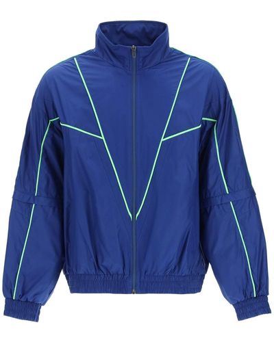 Vetements Nylon Track Jacket - Blue