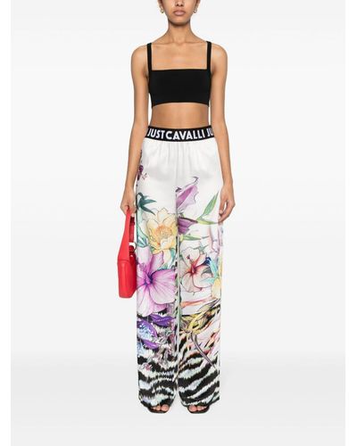 Just Cavalli Trousers - White
