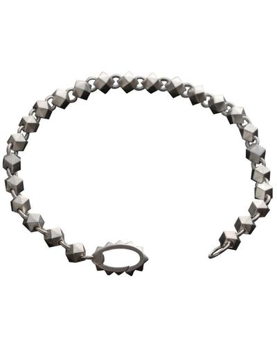 LEONY Bracelet Slim Stud Rosary Accessories - Metallic