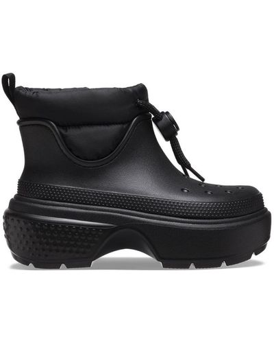 Crocs™ Stomp Puff Boots - Black
