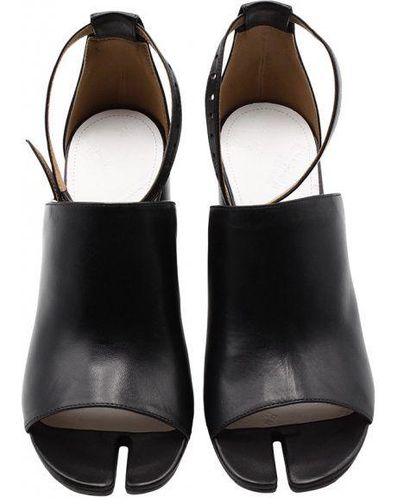 Maison Margiela Leather Sandals - Black