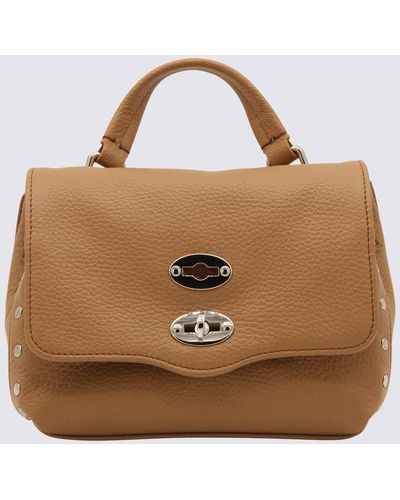 Zanellato Leather Postina Baby Top Handle Bag - Brown