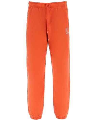 Rassvet (PACCBET) Sweatpants With Logo Embroidery - Orange