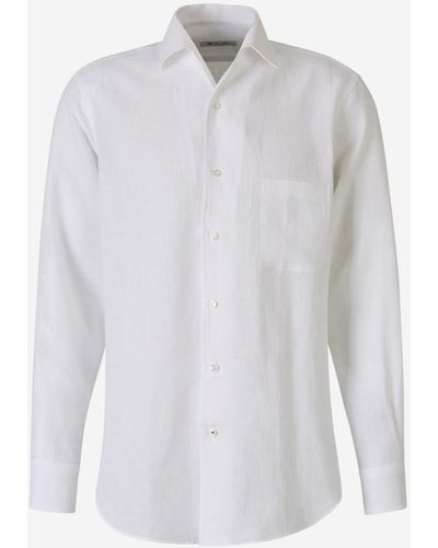 Loro Piana André Linen Shirt - White