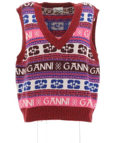 Ganni Knitwear - Red
