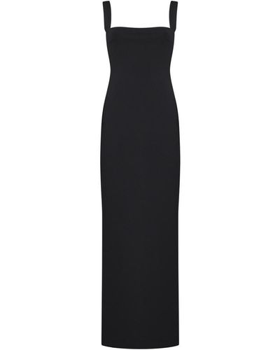 Solace London Joni Crepe Maxi Dress - Black