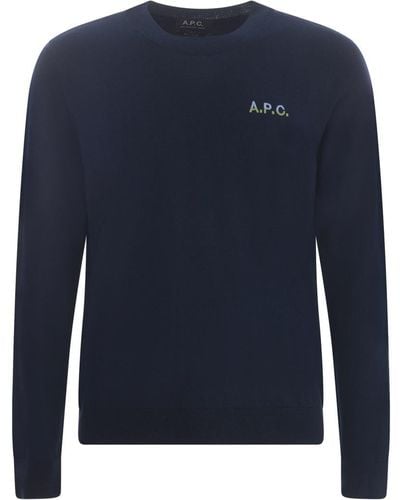 A.P.C. Sweater "alois" - Blue