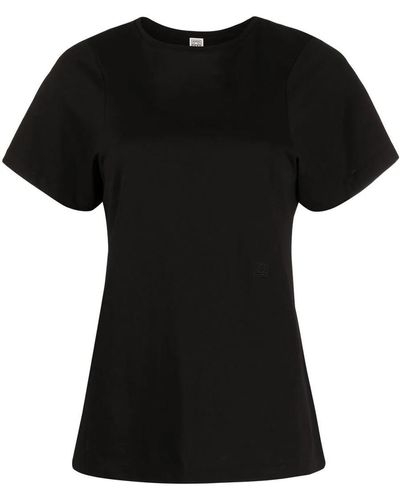 Totême Toteme T-Shirts And Polos - Black