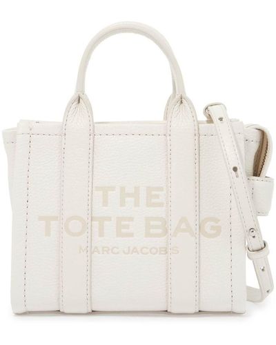 Marc Jacobs The Leather Mini Tote Bag - Natural