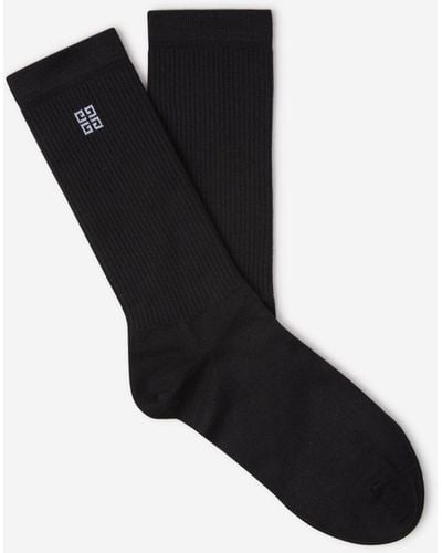 Givenchy Cotton Logo Socks - Black