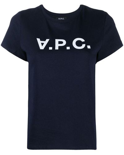 A.P.C. T-shirts And Polos Blue