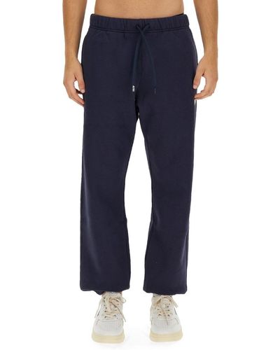 Autry Jogging Trousers With Logo - Blue