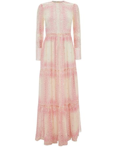 Philosophy Di Lorenzo Serafini Floral Print Dress - Pink