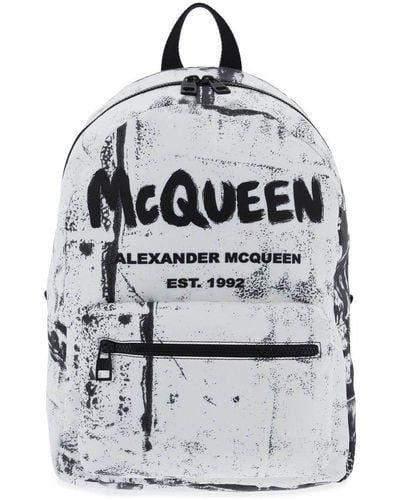 Alexander McQueen Metropolitan Backpack - Gray