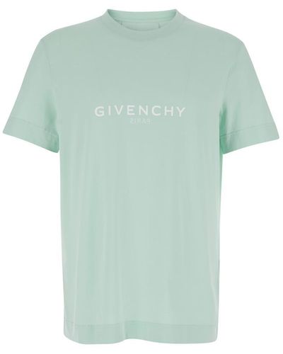 Givenchy T-Shirt With Logo - Green