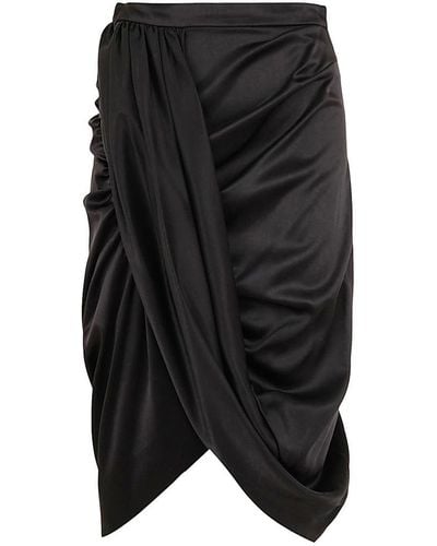 Dries Van Noten 01920-sabrina 5037 W.w.skirt Clothing - Black