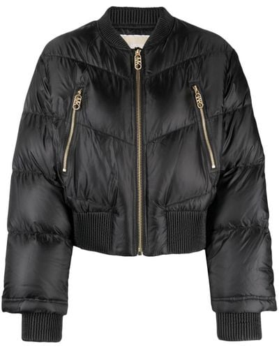 MICHAEL Michael Kors Quilted Bomber - Black
