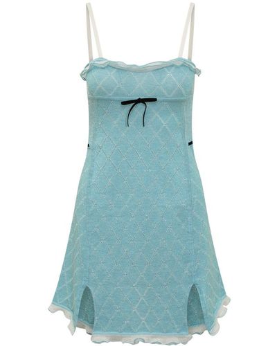 Cormio Lingerie Dress - Blue