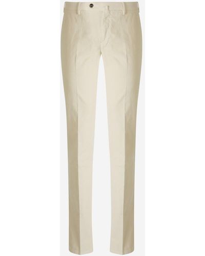 PT01 Cotton Micro Corduroy Pants - White