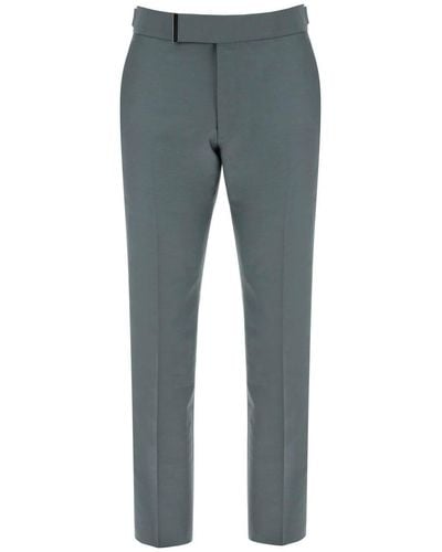 Tom Ford Atticus Tailored Pants - Blue