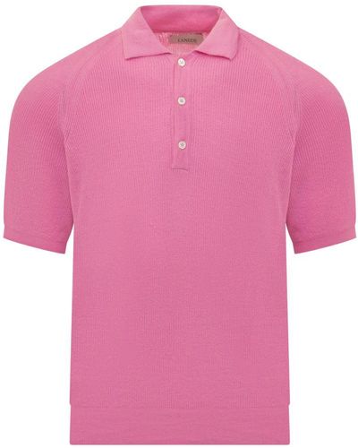 Laneus English Polo Shirt - Pink