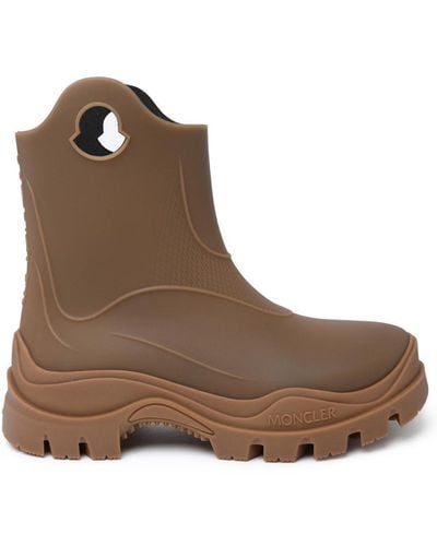 Moncler Misty Rain Ankle Boots - Brown