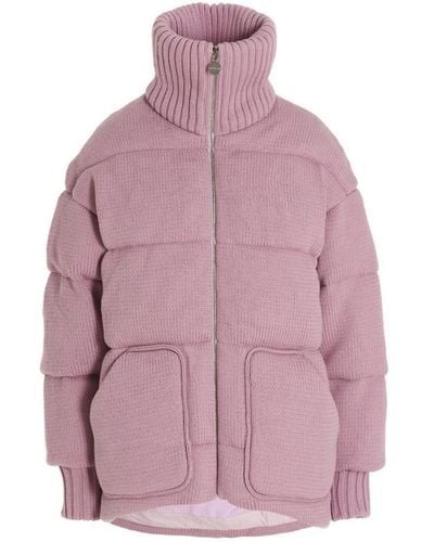 Ienki Ienki Knit Down Jacket - Pink