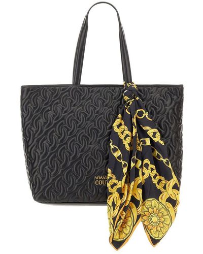 Versace Jeans Couture Half Moon Bag With V-Emblem at FORZIERI Canada