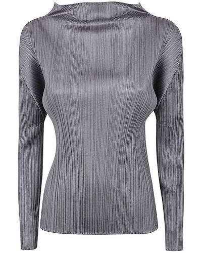 Pleats Please Issey Miyake Basics Sweater - Grey