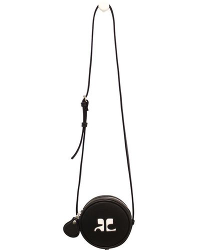 Courreges Small Circle Bags - Black